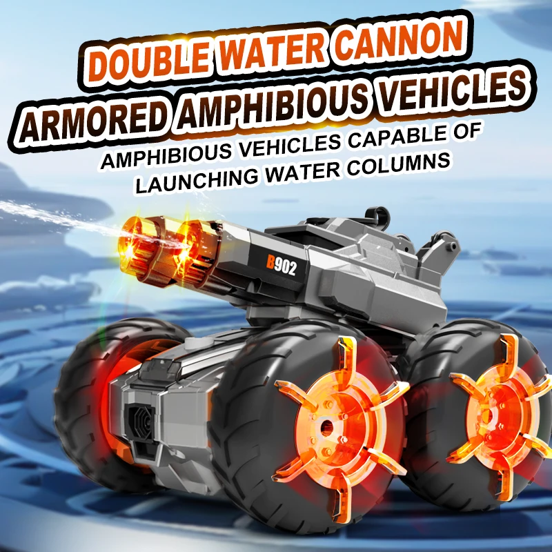Rc Hobby Tech Bali - 2.4G Dual Control Amphibious RC Tank