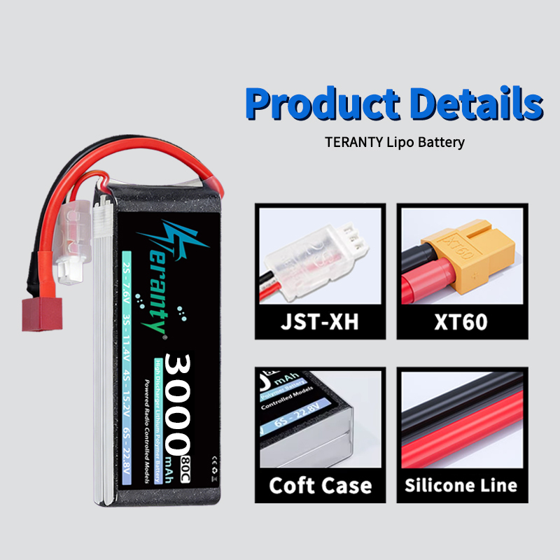 TERANTY 2S 3000mAh Lipo Batter - Rc Hobby Grade Car review and price