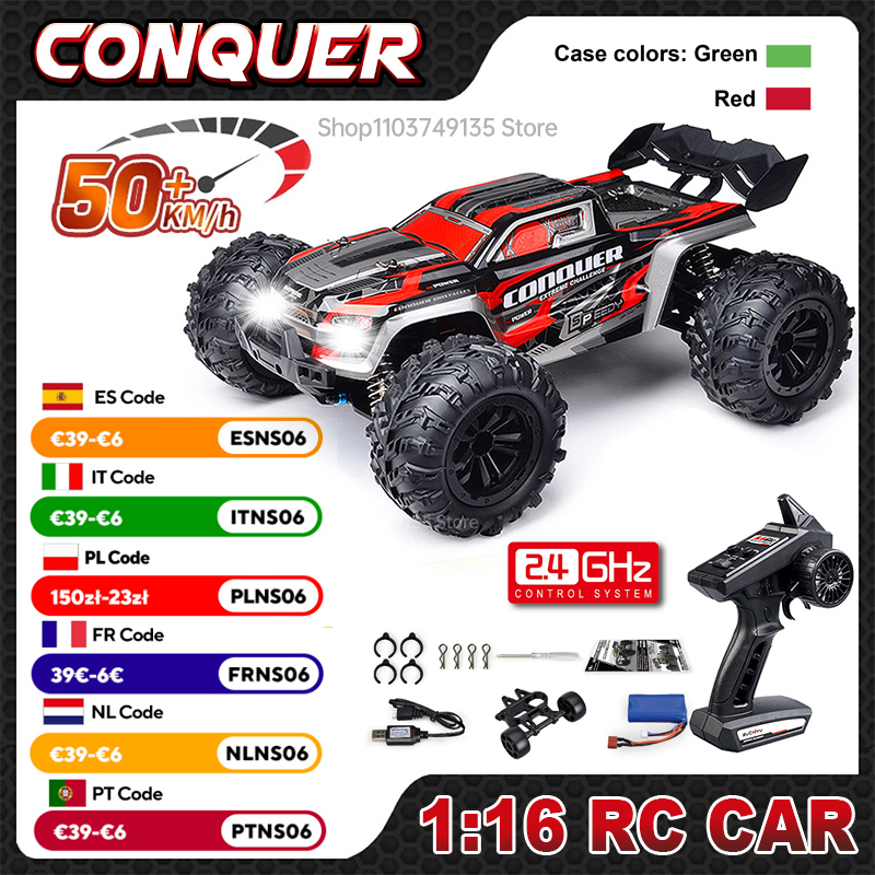 WLtoys 1:16 Scale Large RC Car - Rc Hobby Grade Car review and price