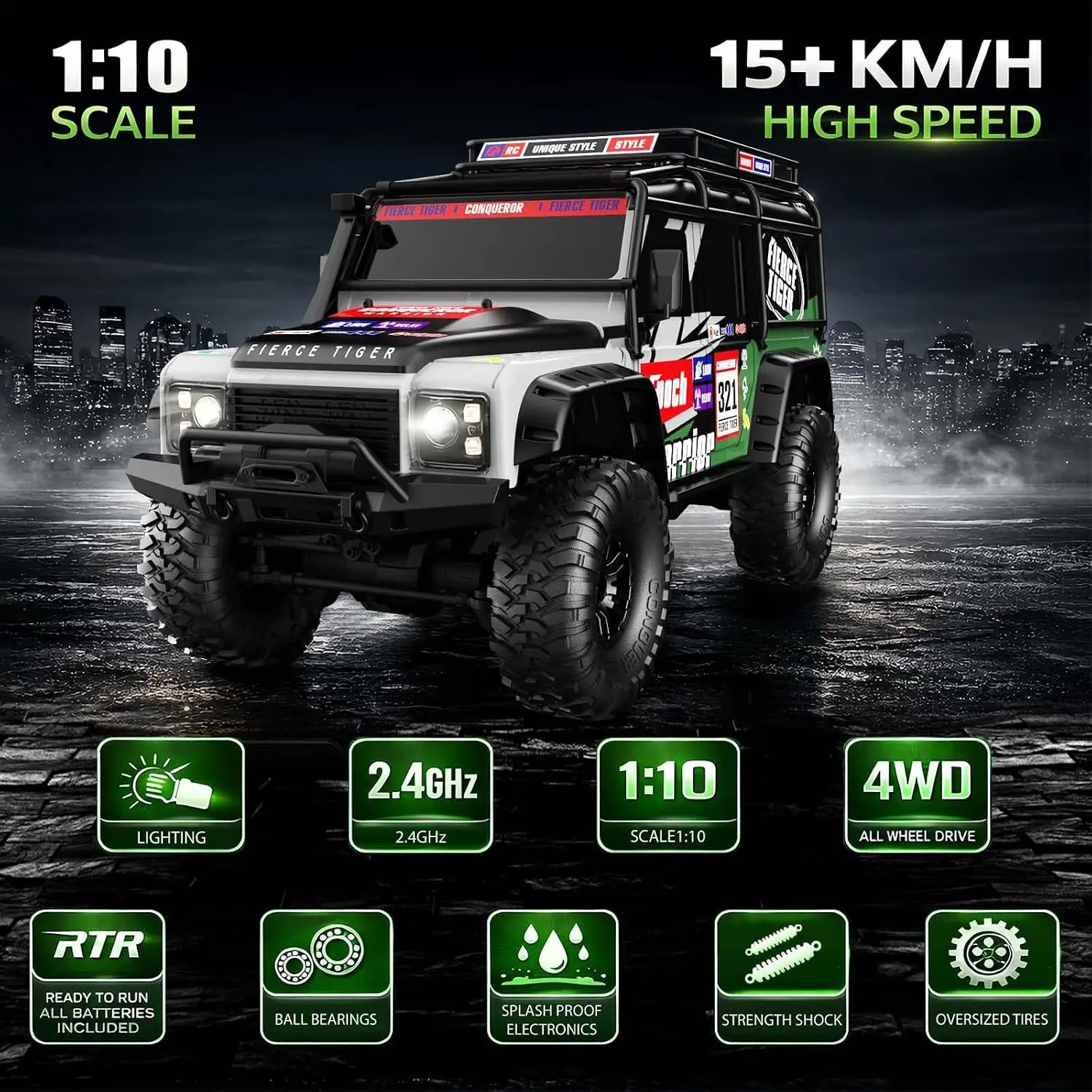 RC Cars RC Crawler 1/10 Scale  - Rc Hobby Grade Car review and price