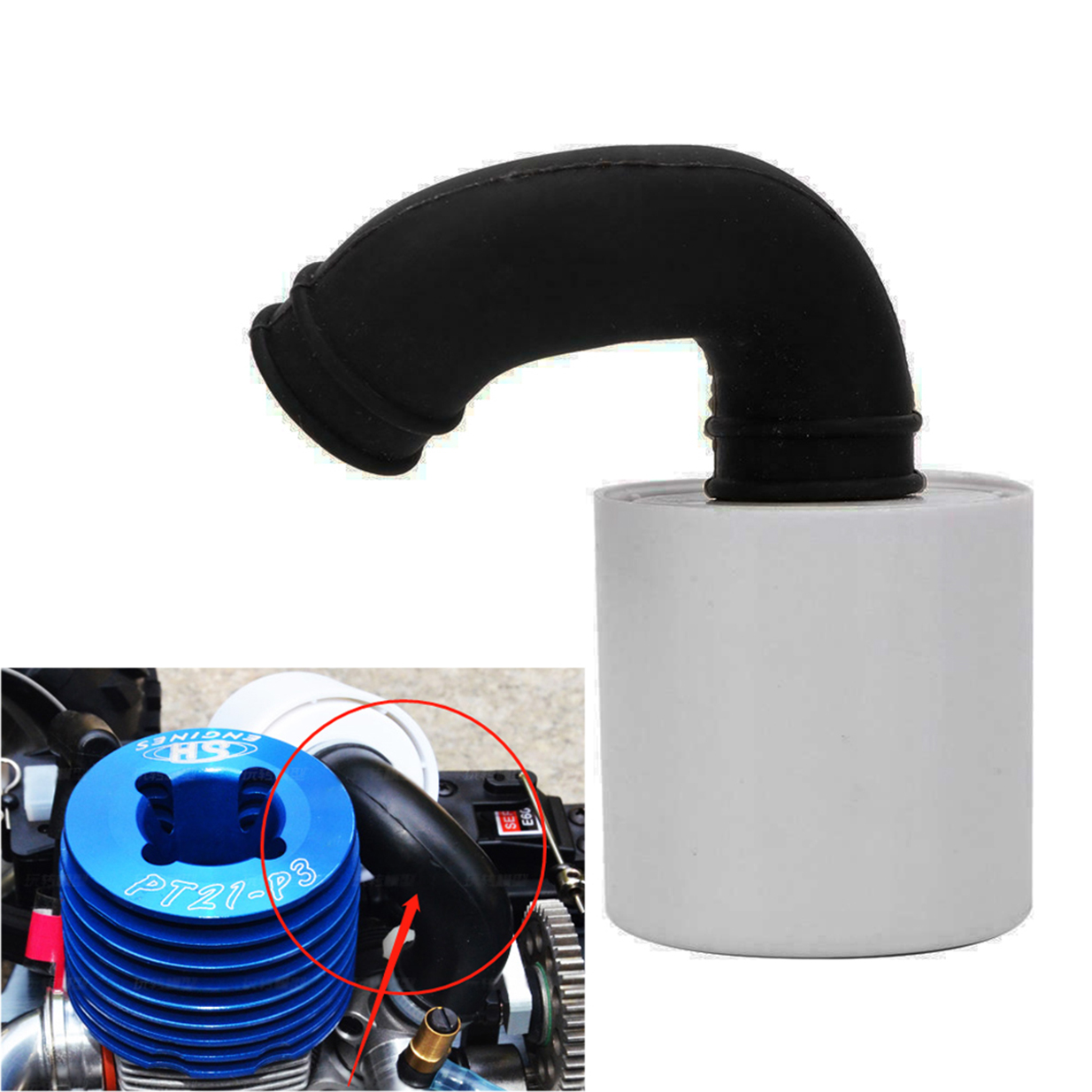 RC 1/8 Air Filter Cleaner Upgr - Rc Hobby Nitro review and price